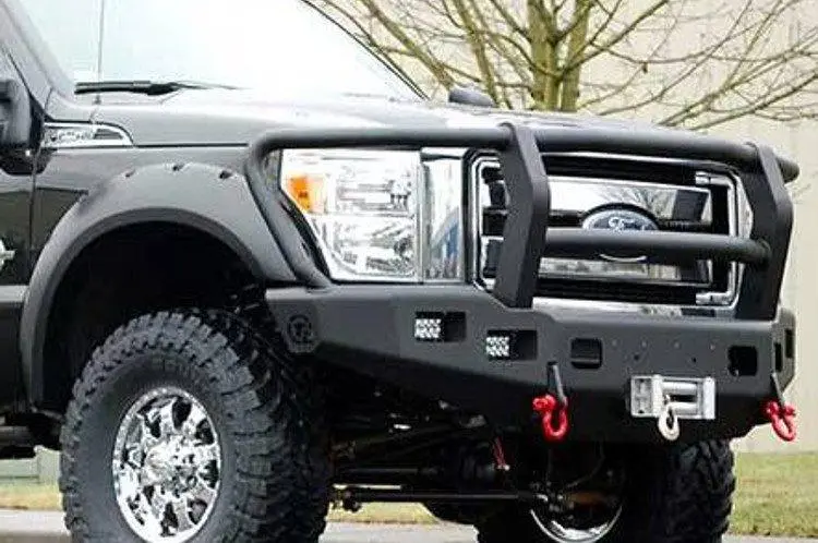 Trailready 12315G Ford F250/F350 Superduty 2011-2016 Extreme Duty Front Bumper Winch Ready With Full Guard 1