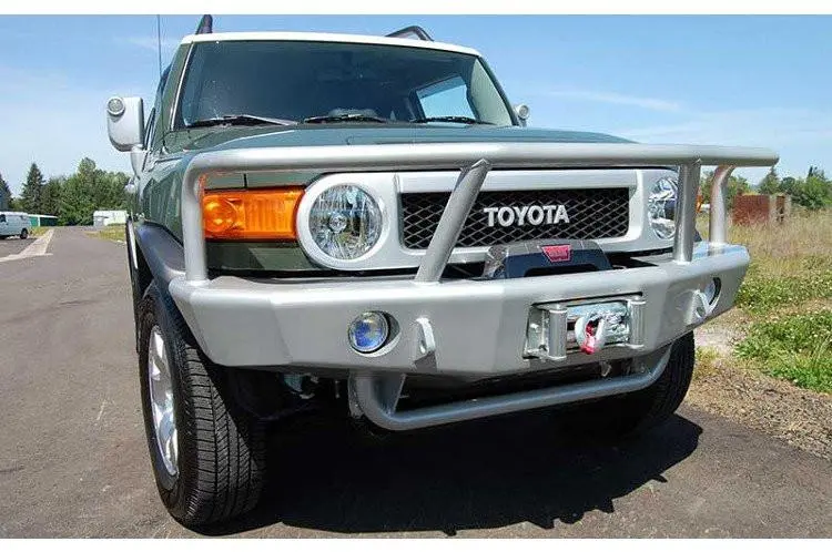 Trailready 3400G Toyota Fj Cruiser 2007-2014 Extreme Duty Front Bumper Winch Ready With Full Guard 1