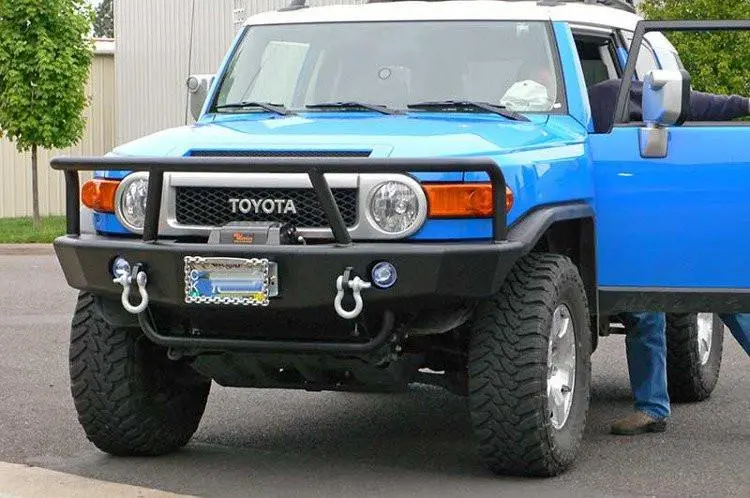 Trailready 3400G Toyota Fj Cruiser 2007-2014 Extreme Duty Front Bumper Winch Ready With Full Guard 2