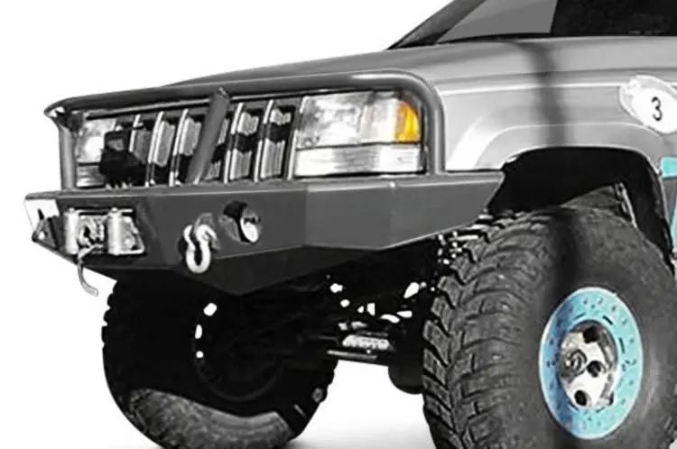 Trailready 3400P Toyota Fj Cruiser 2007-2014 Extreme Duty Front Bumper Winch Ready With Pre-Runner Guard 1