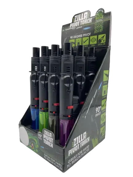 Pivot Head Torch Stick Lighter - 12 Pieces Per Retail Ready Display 23026 1