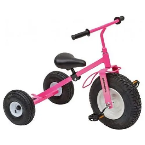 (Pink) 1500 Speedway Heavy Duty Kids Tricycle W/ Pneumatic Tires 1