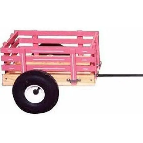 (Pink) Mc1 Speedway Express Heavy Duty Cart Kids Tricycle Wagon 1