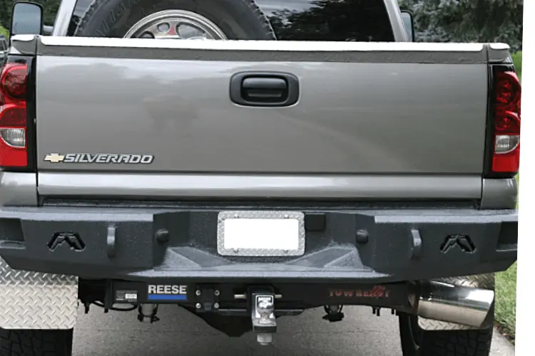 Fab Fours Ch99-W1250-1 Chevy Silverado 2500/3500 1999-2007 Premium Rear Bumper Without Sensor 1