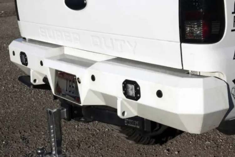 Fusion 9297Fordrb Ford F250/F350 Superduty 1992-1997 Rear Bumper Without Back Up Sensors 1