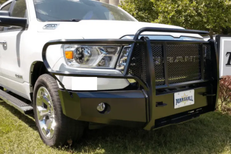Thunder Struck Smooth Elite Dodge Ram 1500 2019-2023 (New Body) Front Bumper Dld19-200Sm Pa Compatible With Front Park Assist Sensor 1