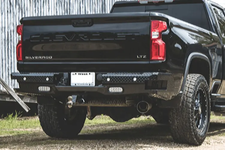 Bodyguard Kfc20byg Chevy Silverado 2500/3500 2020-2025 Ft Rear Bumper With Sensor Cutouts 1