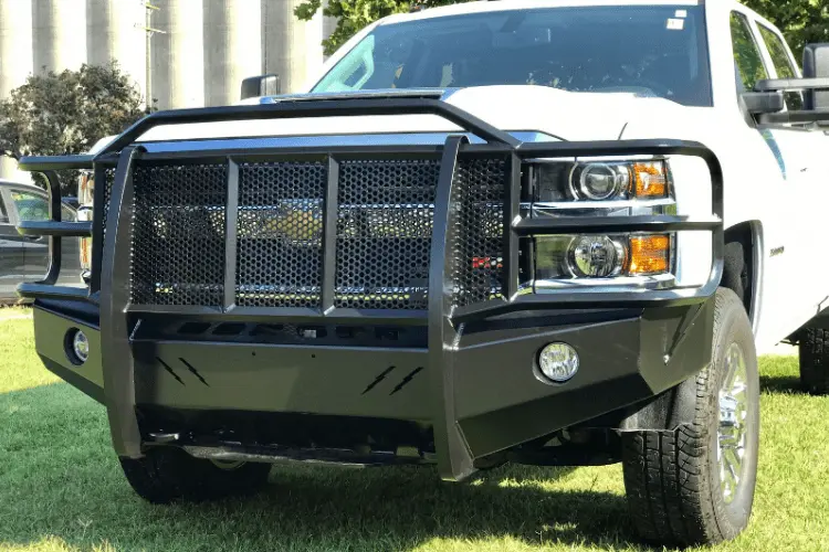Thunder Struck Smooth Elite Gmc Sierra 2500Hd/3500Hd 2015-2019 Front Bumper Ghd15-200Smpa Compatible With Front Park Assist Sensor 1