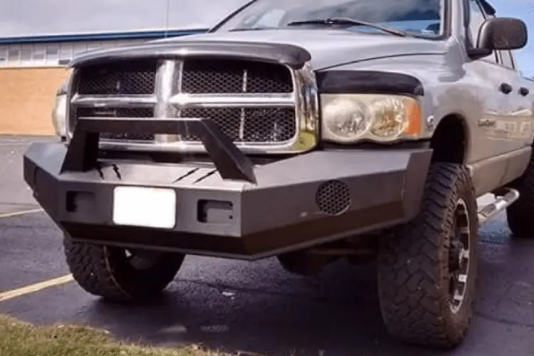 Thunder Struck Smooth Pre-Runner Dodge Ram 2500/3500 2019-2023 Front Bumper Dhd19-Fbsmprpa Compatible With Front Park Assist Sensor And Camera 1