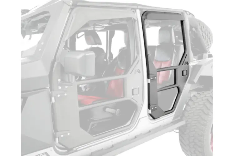 Fab Fours Jk1031-1 Jeep Wrangler Jk 2007-2018 Full Surround Rear Tube Door 1