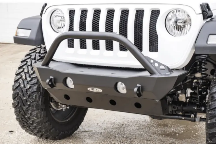 Lod Offroad Destroyer Front Bumper Jeep Wrangler Jl 2018-2020 Shorty With Bull Bar Guard Jfb1803 1