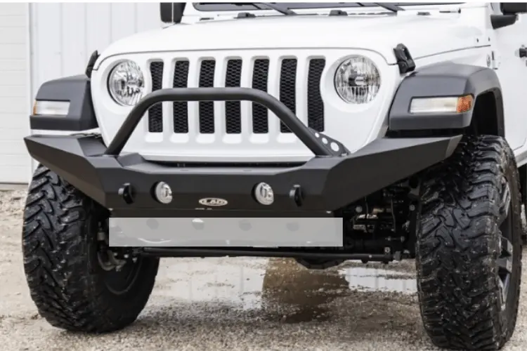 Lod Offroad Destroyer Front Bumper Jeep Wrangler Jl 2018-2020 Full-Width With Bull Bar Guard Jfb1823 1