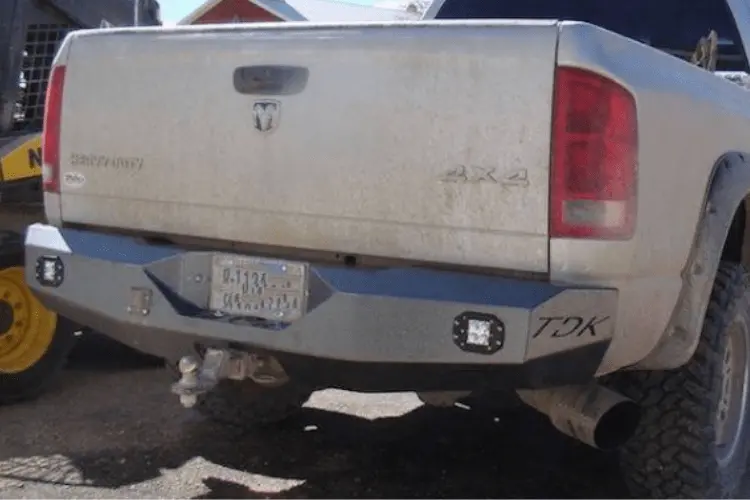 Throttle Down Kustoms Rno06081500 Dodge Ram 1500 2006-2008 Rear Bumper 1