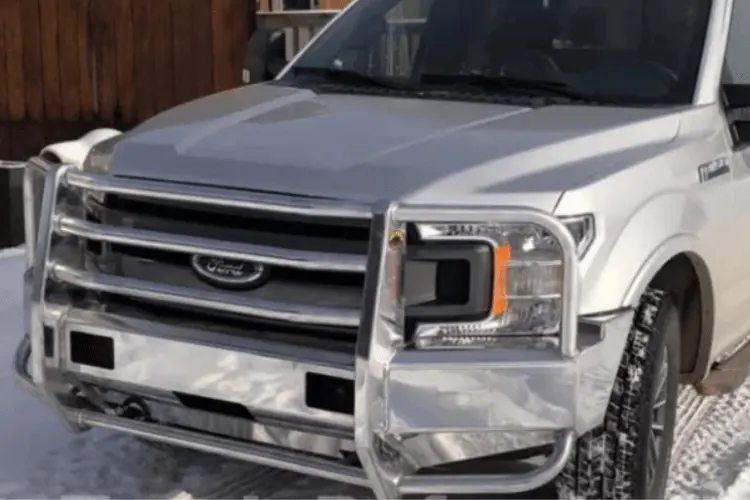 Truck Defender Aluminum Front Bumper Ford F150  Eco-Boost 2018-2020 Standard Polished 1F-1819 1