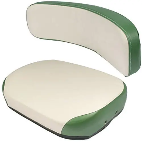 2 Piece Tractor Seat Cushion Set For Oliver / White 1