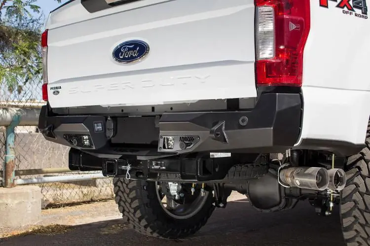 Add R161231280103 Ford F250/F350 Superduty 2017-2022 Stealth Fighter Rear Bumper 1