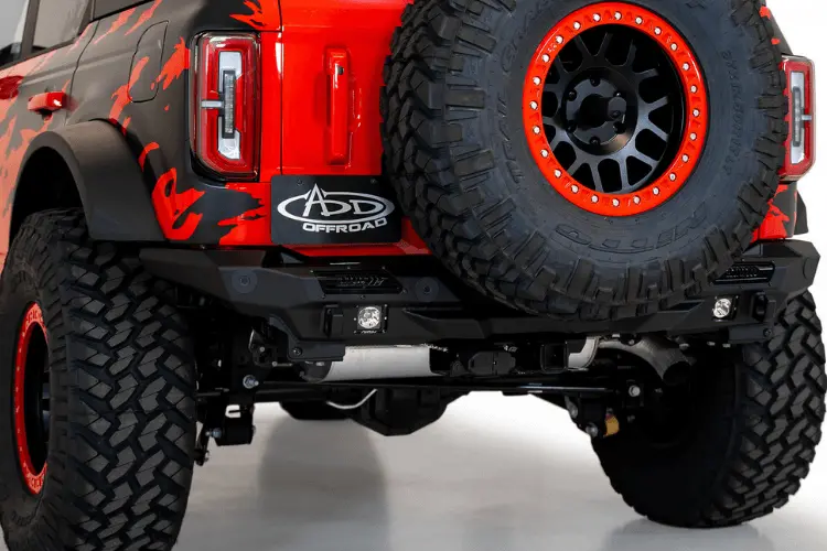 Add R230081370103 Ford Bronco 2021-2025 Stealth Fighter Rear Bumper 1