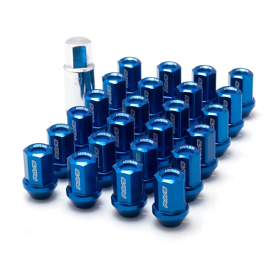 Rays L37 Dura-Nuts Straight Type 6-Hole Lug And Wheel Lock Set 1