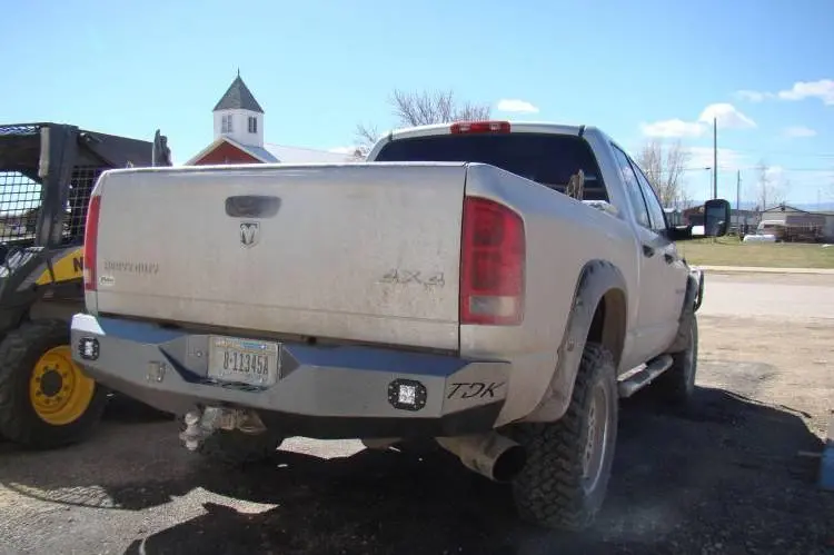 Throttle Down Kustoms Rno0609d Dodge Ram 2500/3500/4500/5500 2006-2009 Rear Bumper 1