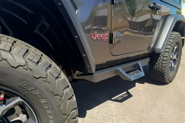 Magnum Raptor Series Rts47jp Jeep Wrangler Jl 2018-2025 Magnum Rt Series Side Steps 2-Door 1