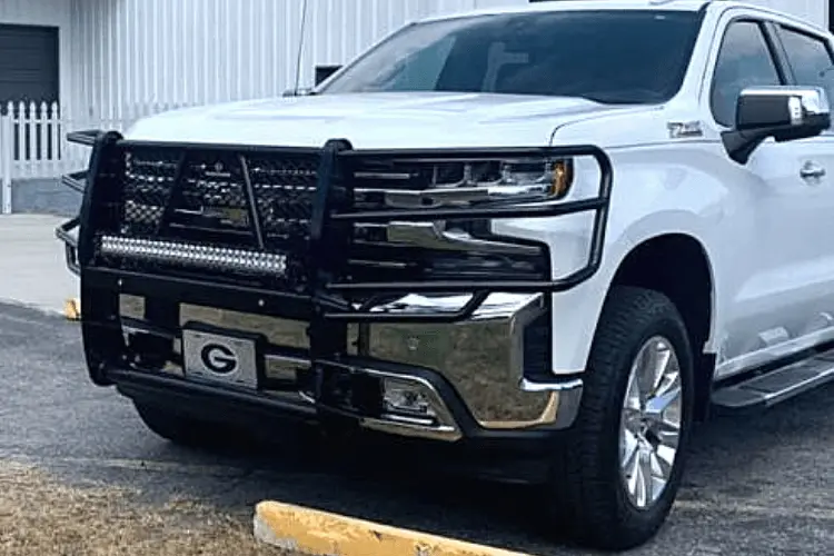 Ranch Hand Ggc19hbl1c 2019-2021 Chevy Silverado 1500 Legend Series Grille Guard With Camera And Sensor 1