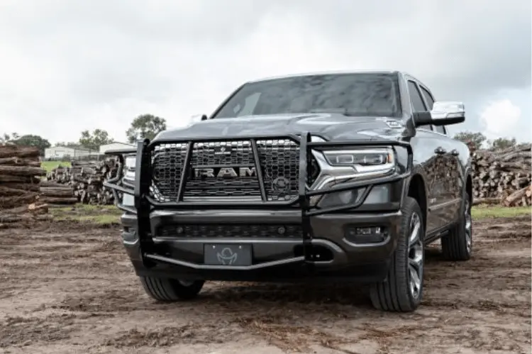 Ranch Hand Ggd19hbl1c 2019-2024 Dodge Ram 1500 Legend Series Grille Guard With Camera And Sensor 1