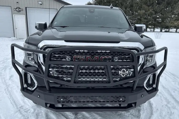 Ranch Hand Mfg19hbm1 2019-2021 Gmc Sierra 1500 Midnight Series Front Bumper With Grille Guard 1