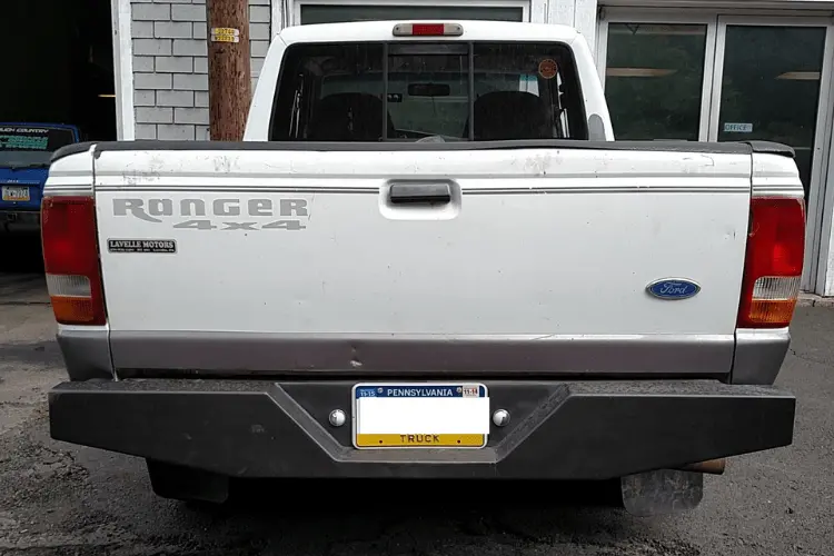 Affordable Offroad Rangerrear Ford Ranger 1993-2011 Elite Rear Bumper Full Width 1