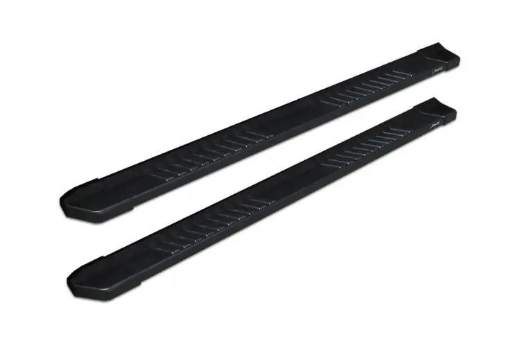 Raptor 1701-0052Bt Chevy Silverado 2500Hd/3500Hd 2020-2025 6" Oem Style Slide Track Running Boards Black Textured Aluminum 1
