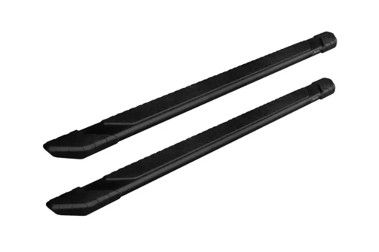 Raptor 1901-0174Bt Chevy Silverado 2500Hd/3500Hd 2007-2019 5" Tread Step Slide Track Running Boards Black Textured Aluminum 1