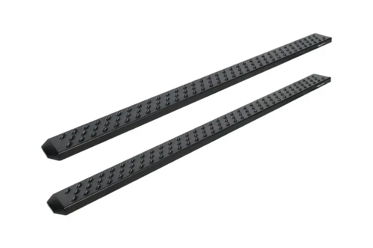 Raptor 2101-0041Bt Chevy Silverado 2500Hd/3500Hd 2020-2025 6.5" Sawtooth Slide Track Running Boards Black Textured Aluminum 1