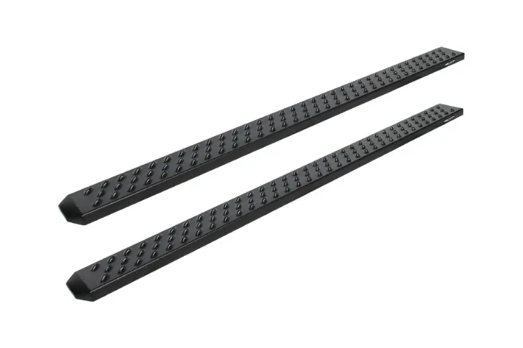 Raptor 2101-0052Bt Chevy Silverado 2500Hd/3500Hd 2020-2025 6.5" Sawtooth Slide Track Running Boards Black Textured Aluminum 1