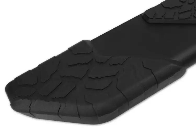 Raptor 1902-0062Bt Dodge Ram 2500/3500 2010-2024 5" Tread Step Slide Track Running Boards Crew Cab Black Textured Aluminum (Also Fits Dodge Ram 1500) 2