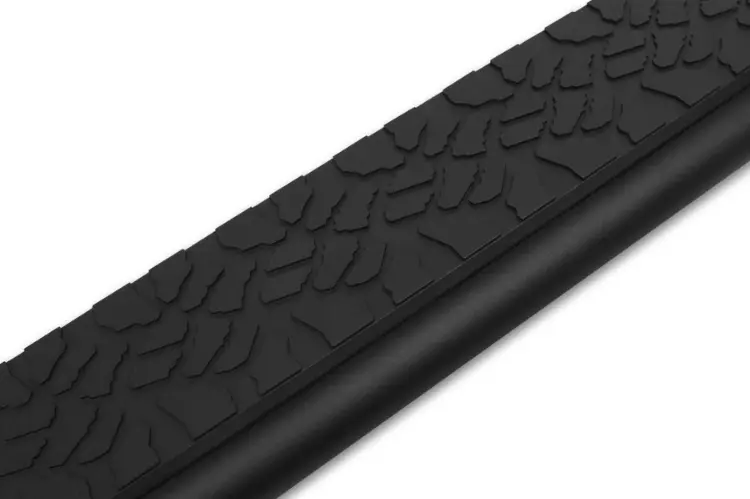 Raptor 1902-0062Bt Dodge Ram 2500/3500 2010-2024 5" Tread Step Slide Track Running Boards Crew Cab Black Textured Aluminum (Also Fits Dodge Ram 1500) 1