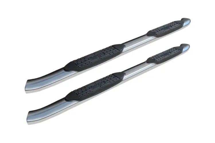 Raptor 1601-0422 2020-2023 Chevy Silverado 2500/3500 5" Curved Oe Style Oval Nerf Bars - Stainless Steel 1