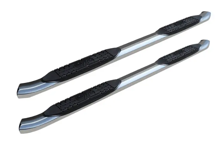 Raptor 1601-0422 Gmc Sierra 2500Hd/3500Hd 2020-2023 5" Curved Oe Style Oval Nerf Bars - Stainless Steel 1
