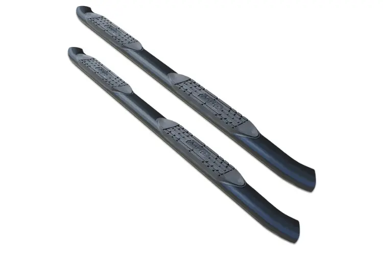Raptor 1601-0422B 2020-2023 Chevy Silverado 2500/3500 5" Curved Oe Style Oval Nerf Bars - Black E-Coated Steel 1