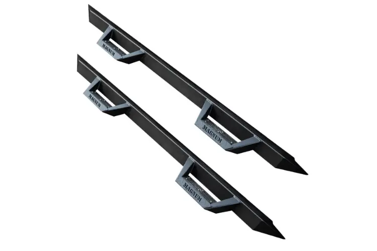 Magnum Raptor Rts27ch 2020-2025 Chevy Silverado 2500/3500 Rt Drop Steps - Black Textured Steel 1