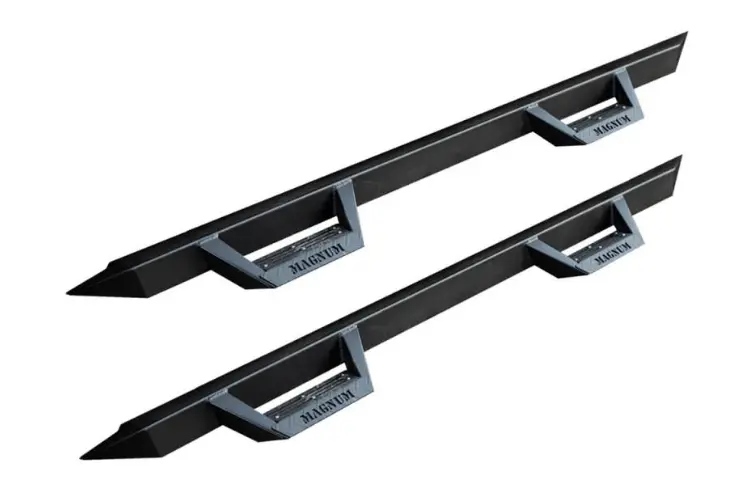 Magnum Raptor Rts27ch Gmc Sierra 2500Hd/3500Hd 2020-2025 Rt Drop Steps - Black Textured Steel 1