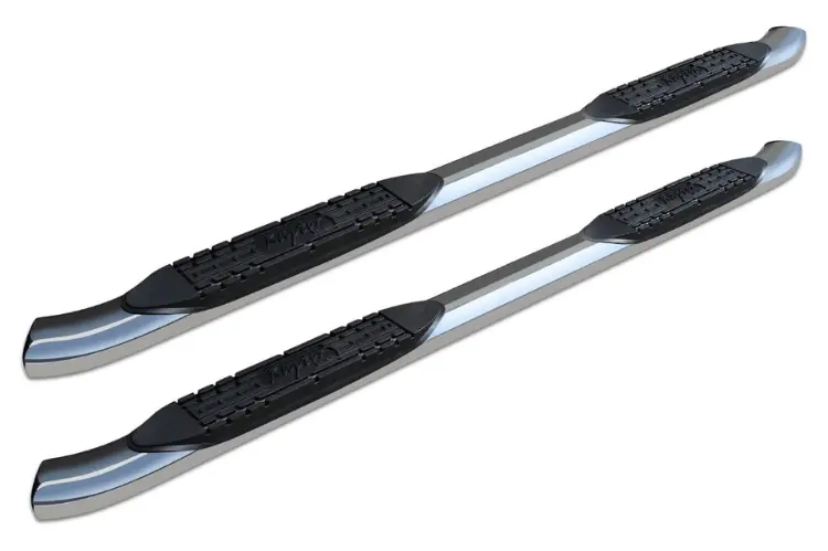 Raptor 1501-0019M Gmc Sierra 2500Hd/3500Hd 1999-2019 4" Curved Oe Style Oval Nerf Bars - Stainless Steel 1
