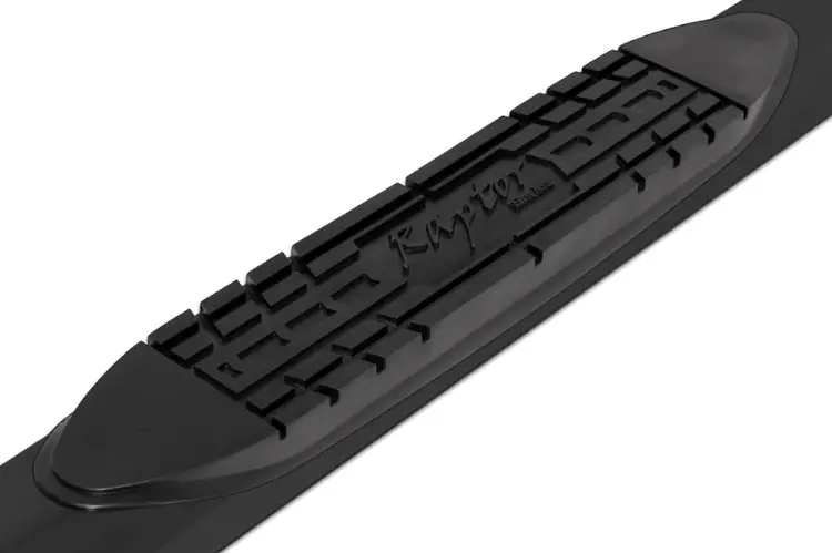 Raptor 1501-0020Mb Gmc Sierra 2500Hd/3500Hd 2015-2019 4" Curved Oe Style Oval Nerf Bars - Black E-Coated Steel 2