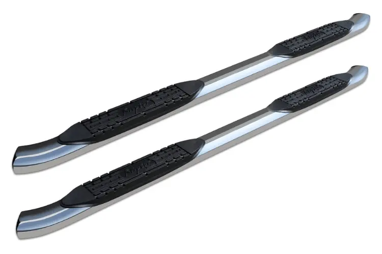 Raptor 1501-0592 Gmc Sierra 2500Hd/3500Hd 2007-2019 4" Curved Oe Style Oval Nerf Bars Extended Cab - Stainless Steel 1