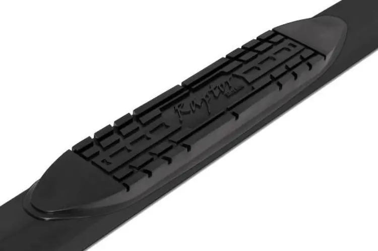 Raptor 1502-0380B 2003-2009 Dodge Ram 2500/3500 4" Curved Oe Style Oval Nerf Bars - Black E-Coated Steel 1