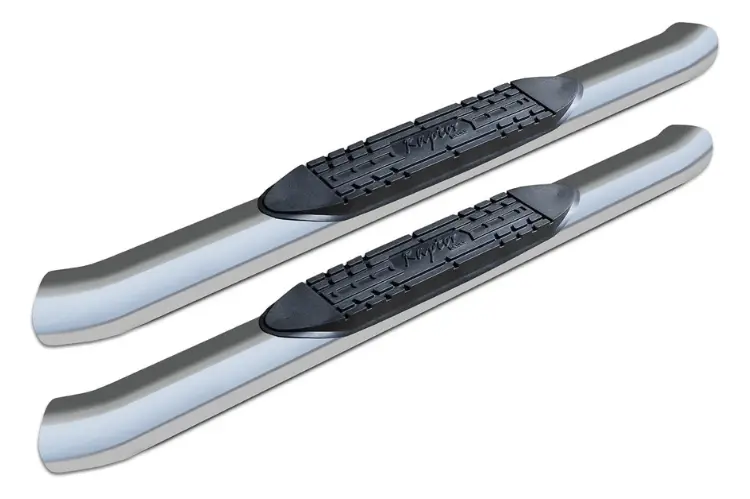 Raptor 1601-0087 Gmc Sierra 2500Hd/3500Hd 1999-2019 5" Curved Oe Style Oval Nerf Bars - Stainless Steel 1