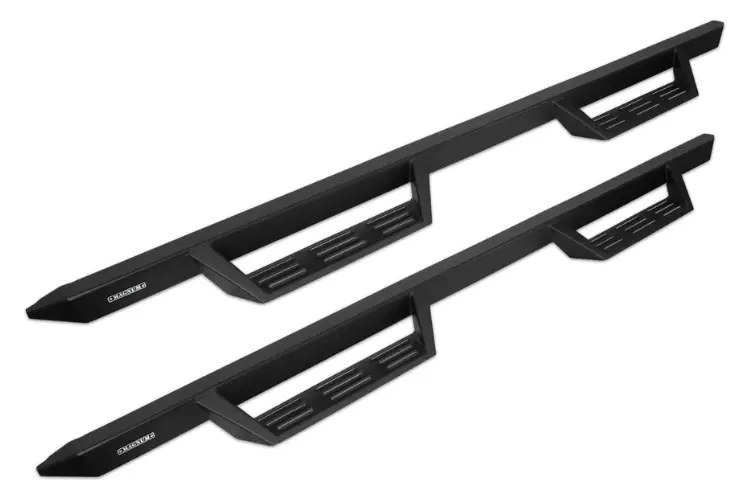 Magnum Raptor Series Gts14ch Gmc Sierra 2500Hd/3500 2007-2019 Rt Gen 2 Drop Steps - Black Textured Steel 1