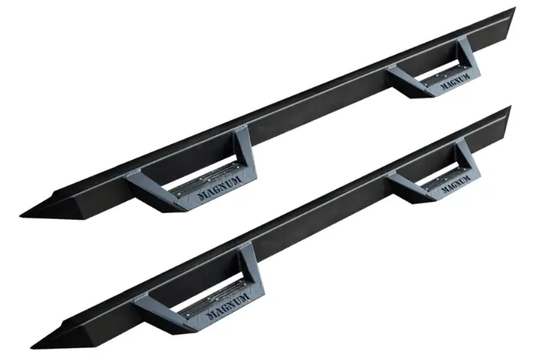 Magnum Raptor Series Rts14ch Gmc Sierra 2500Hd/3500Hd 2007-2019 Rt Drop Steps Extended Cab - Black Textured Steel 1