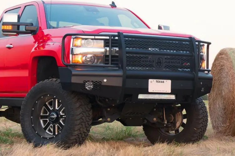 Road Armor Vaquero 315Vf6b 2015-2019 Chevy Silverado 2500/3500 Front Bumper Non-Winch Full Black Finish 1