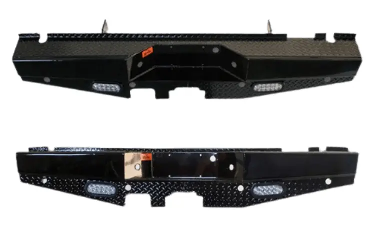 Roughneck Rgnk-Brbsf15ldl Ford F150 2015-2021 Diamond Rear Bumper W/ Backup Lights & Sensors 1