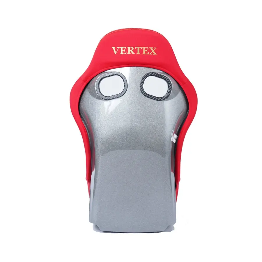 Bride X Vertex Zeta Iv Bucket Seat - Red With Gold Stitching 2