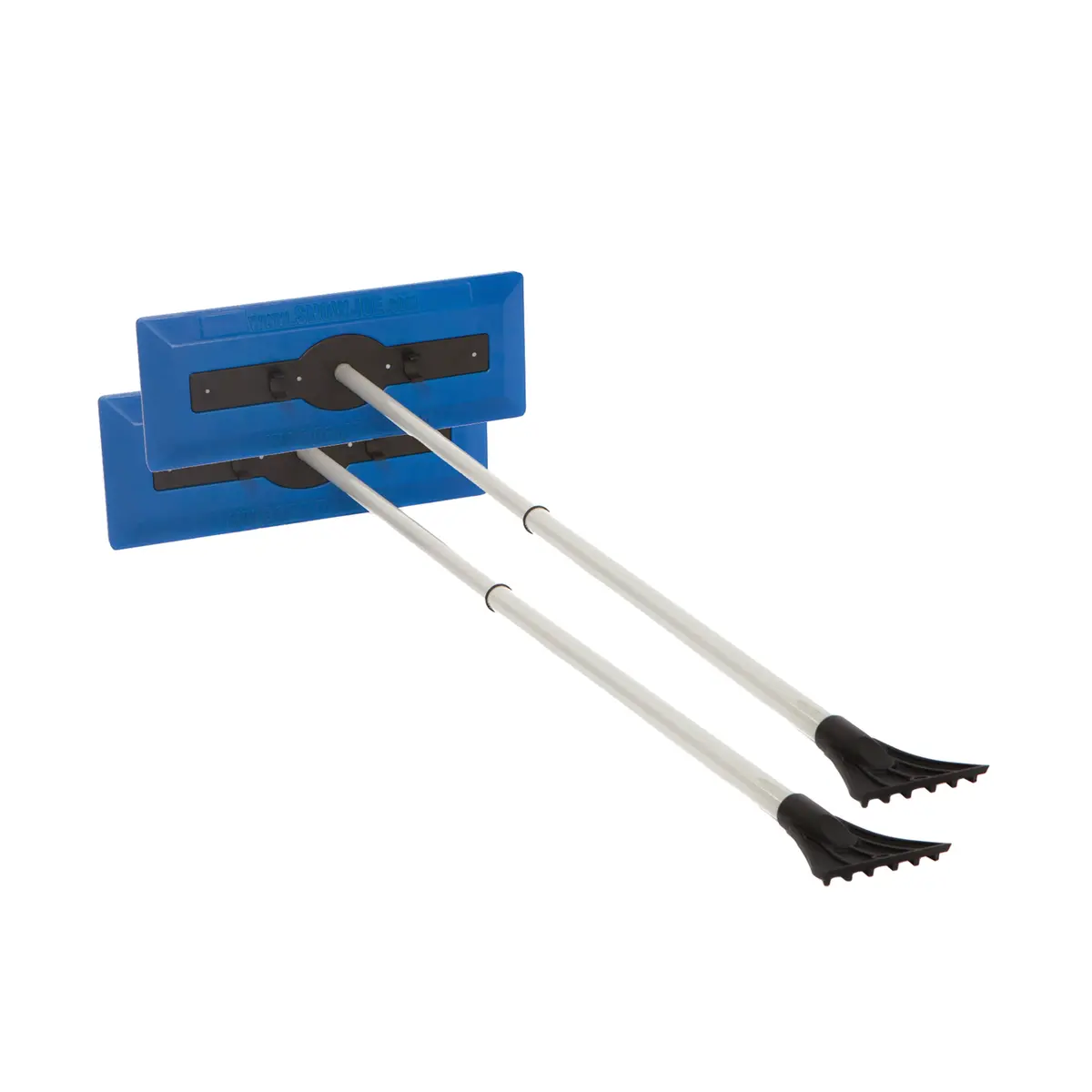 Snow Joe Sjblzd-2 Original 2-In-1 Telescoping Snow Broom + Ice Scraper | 18-Inch Foam Head | 2-Pack 1